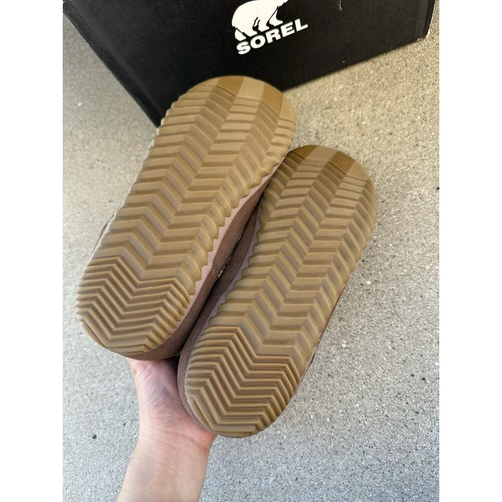 SOREL Dude Moc Mens Slippers Shoes in Elk Size 10